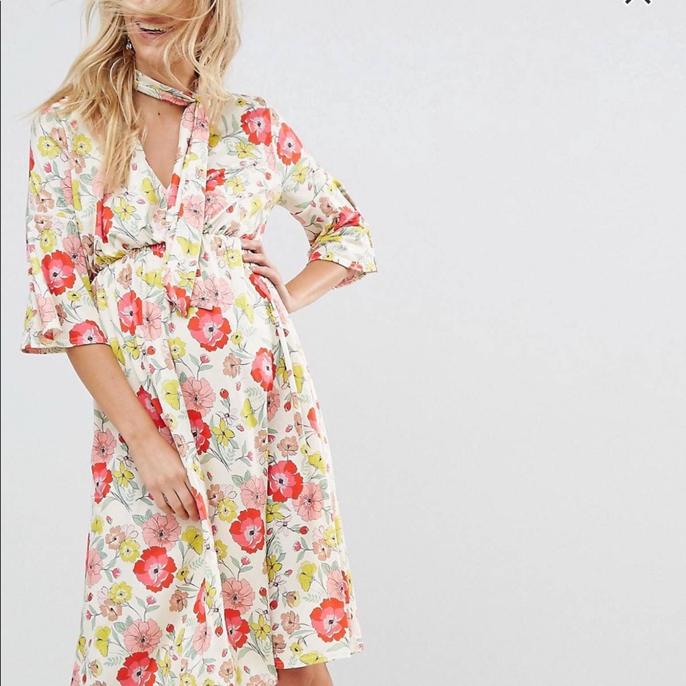 Maternity Floral Dress